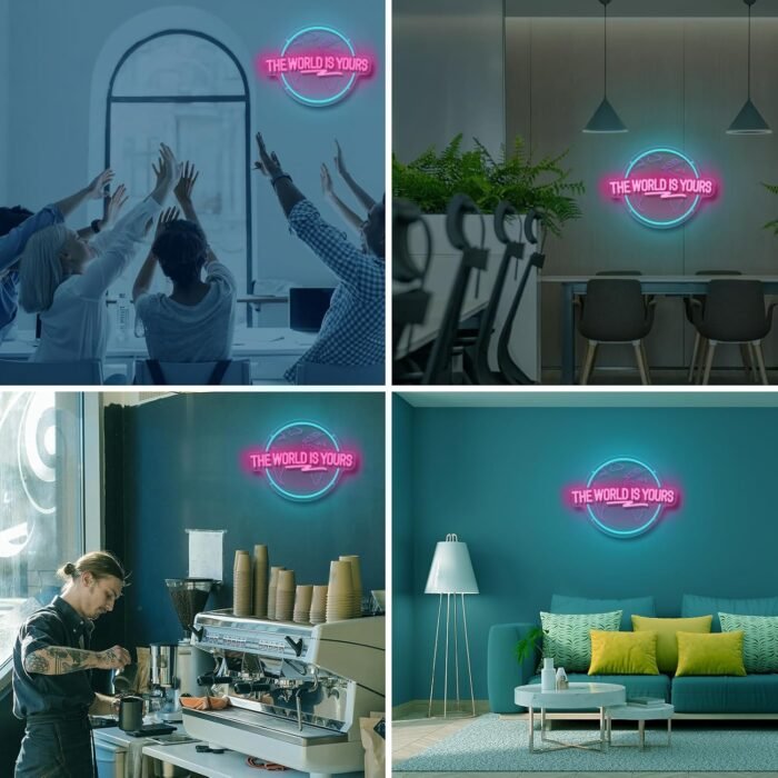 The World is Yours Neon Sign